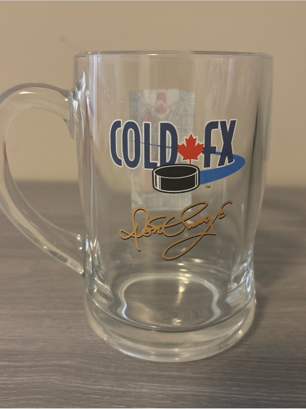 Don Cherry Cold FX Glass Beer Mug Hockey Night In Canada ex Host HNIC